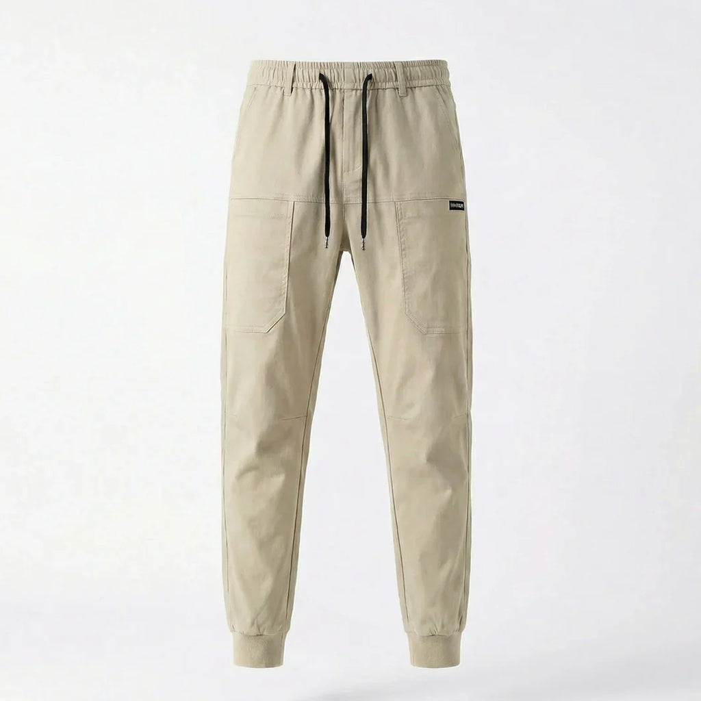 Pantalón cargo cómodo con gran capacidad de almacenamiento 